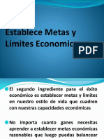 Establece Metas y Limites Economicos