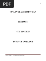 'A' Level Zimbabwean History Final 2013-1-1