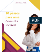 Ebook 10 Passos para Uma Consulta Incrível Ana Paula Pujol