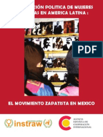 Márgara Millán-Participación Política de Mujeres Indígenas Zapatistas