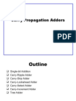 Carry Propagation Adders