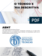 DESENHO TÉCNICO E GEOMETRIA DESCRITIVA - NBR's 