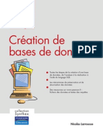 Creation de Bases de Donnees