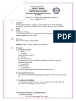 Lesson Plan in Psychosocial Support Activity Grade 6 Day 3