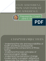 Principles of Assessment, Prescription and Exercise Program