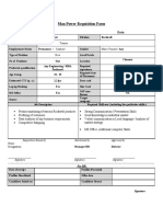 Manpower Requisition Form (MRF)