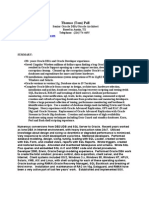 Thomas (Tom) Pall: Senior Oracle DBA/Oracle Architect