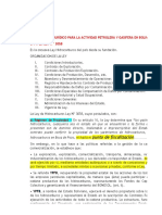 Unidad 5 Marco Jurídico para La Actividad Petrolera y Gasifera en Bolivia