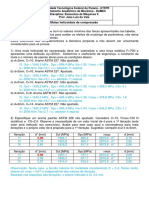 Exercícios - Molas de Compressão