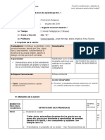 Sesion de Aprendizaje Nro1 Sagrado Corazon2018