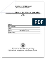 EE-452 - Power System Analysis - 2011