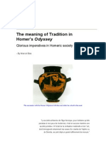 The Meaning of Tradition in Homer's Odyssey - by Marcel Bas