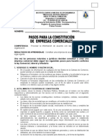 Requisitos Legales para La Constitucion de Una Empresa