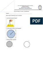 Hoja de Trabajo Circulo y Circunferencia