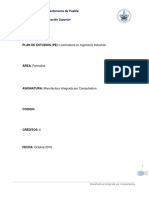 5.-Programa Manufactura Integrada Por Computadora