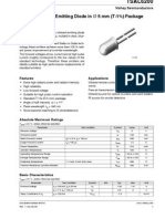 Tsal6200: Gaas/Gaalas Ir Emitting Diode in