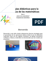 Estrategias Didácticas para La Enseñanza de Las Matemáticas