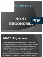 PLANO de AULA NR 17 Ergonomia - Maria Genilza