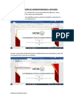 Manual Combinación Correspondencia Diploma