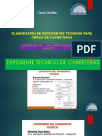 Elaboracion de Expedientes para Carreteras - Sesión I - Ii - Iii