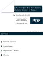 Ejemplos Tema 4B Aplicaciones Ecuación Bernoulli