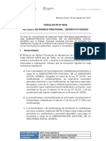 Circular DP #32-22 Refuerzo de Ingreso Previsional - Decreto #532-2022