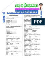 Ejercicios de Poligonos para Primero de Secundaria