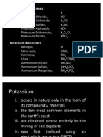 Z - Chemical Process Industries - K, N Industries