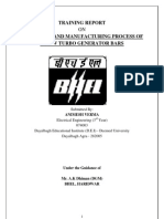 BHEL Haridwar Tarining Report Block IV Electrical Engineering