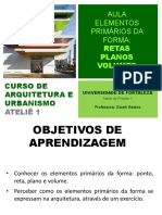 Aula 2 - Elementos Primários Da Forma - Planos e Volumes