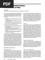 Application Chemical Kinetics To Deterioration of Foods - 1-6