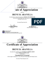 Certificate Awards