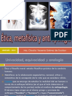 Ética, Metafísica y Antropología