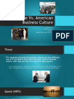 Japanese vs. American Business Culture