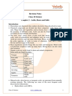 Class 10 Science Chapter 2 Revision Notes