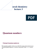 General Chemistry Lecture 3