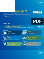 Modalidades e Condições Créd. Habitacional PF CAIXA e CRF - 17-08-2022