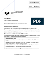 MJC - H2 - Chem P1 - QP