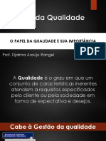 INTROD 04 - Planejamento Da Gestão Da Qualidade