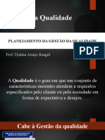 INTROD 04 - Planejamento Da Gestão Da Qualidade