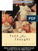 Food For Thought - Philosophy and Food (1996)