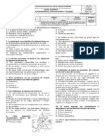 2022 Evaluación Agosto Lengua Castellana