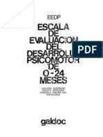 Escala de Evaluación Del Desarrollo. Psicomotor