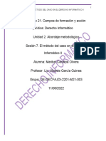 1 Sesión 7. El Método Del Caso en El Derecho Informático Ii