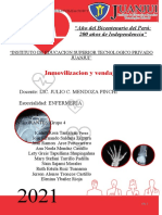 Inmovilizacion y Vendaje Grupo 4 Primeros Auxilios