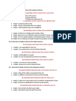 Tranforming Simple Paragraph Into Complex