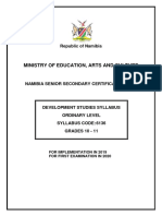 NSSCO DevelopmentStudies Syllabus