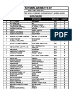 75TH NGF Exhibitors List of Kids Wear 08.07.2022