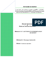 Module 04 Lecture Et Interpretation de Dessin TSTI Thermique Industrielle