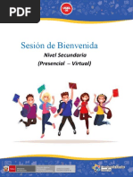 SESIÓN 1 - Bienvenida - Secundaria